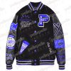 Pelle Pelle Varsity New Black and Blue Jacket