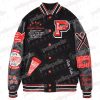 Pelle Pelle Varsity New Black and Orange Jacket