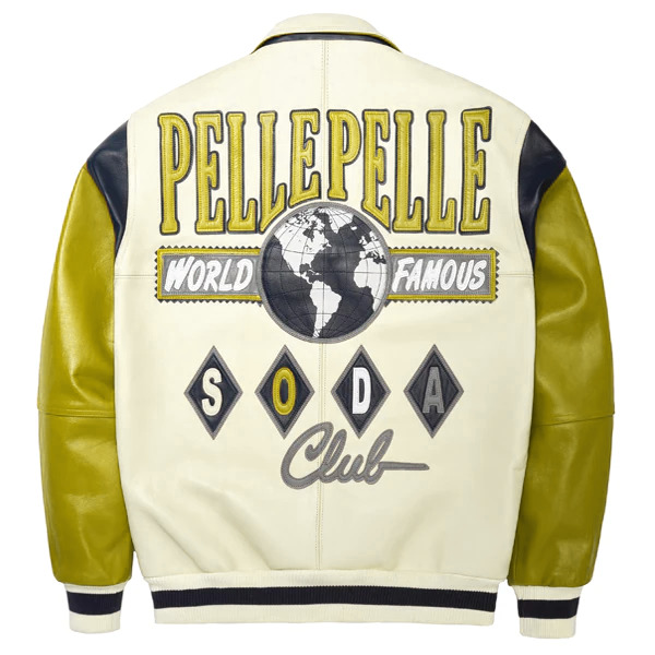 Pelle Pelle World Famous Olive Soda Club Plush Jacket