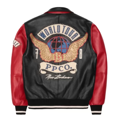 Pelle Pelle Red and Black World Tour Jacket