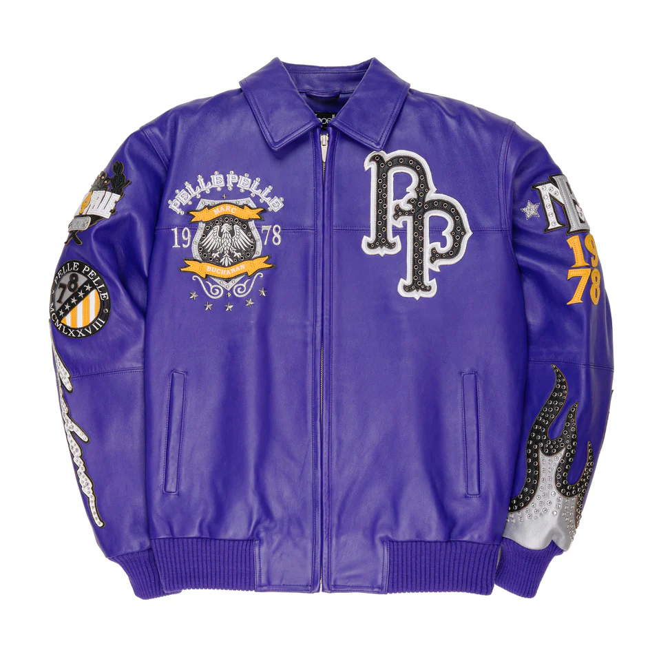 World Famous Pelle Pelle Jacket purple